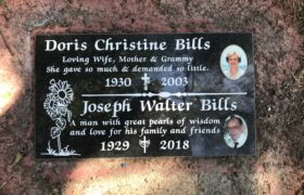 Onsite Engraving Headstone