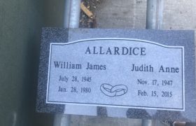 granite headstone monument