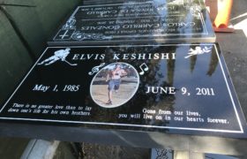 cemetery headstones