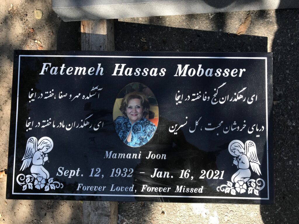 pacific view cemetery headstone